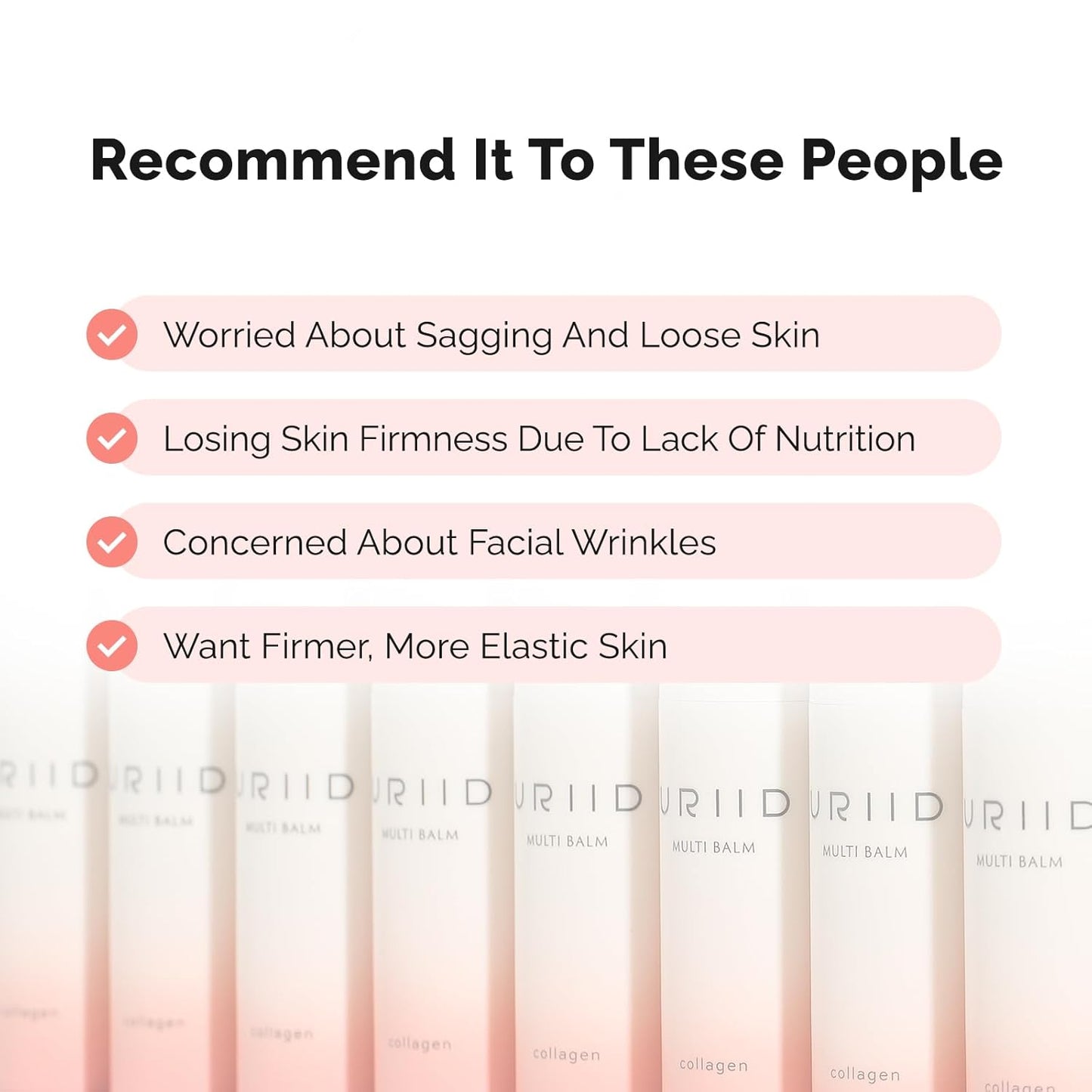 Collagen Multi Ampoule Stick - Hydrating Anti-Aging Balm for Wrinkle Care & Brightening | 10g Portable Skincare