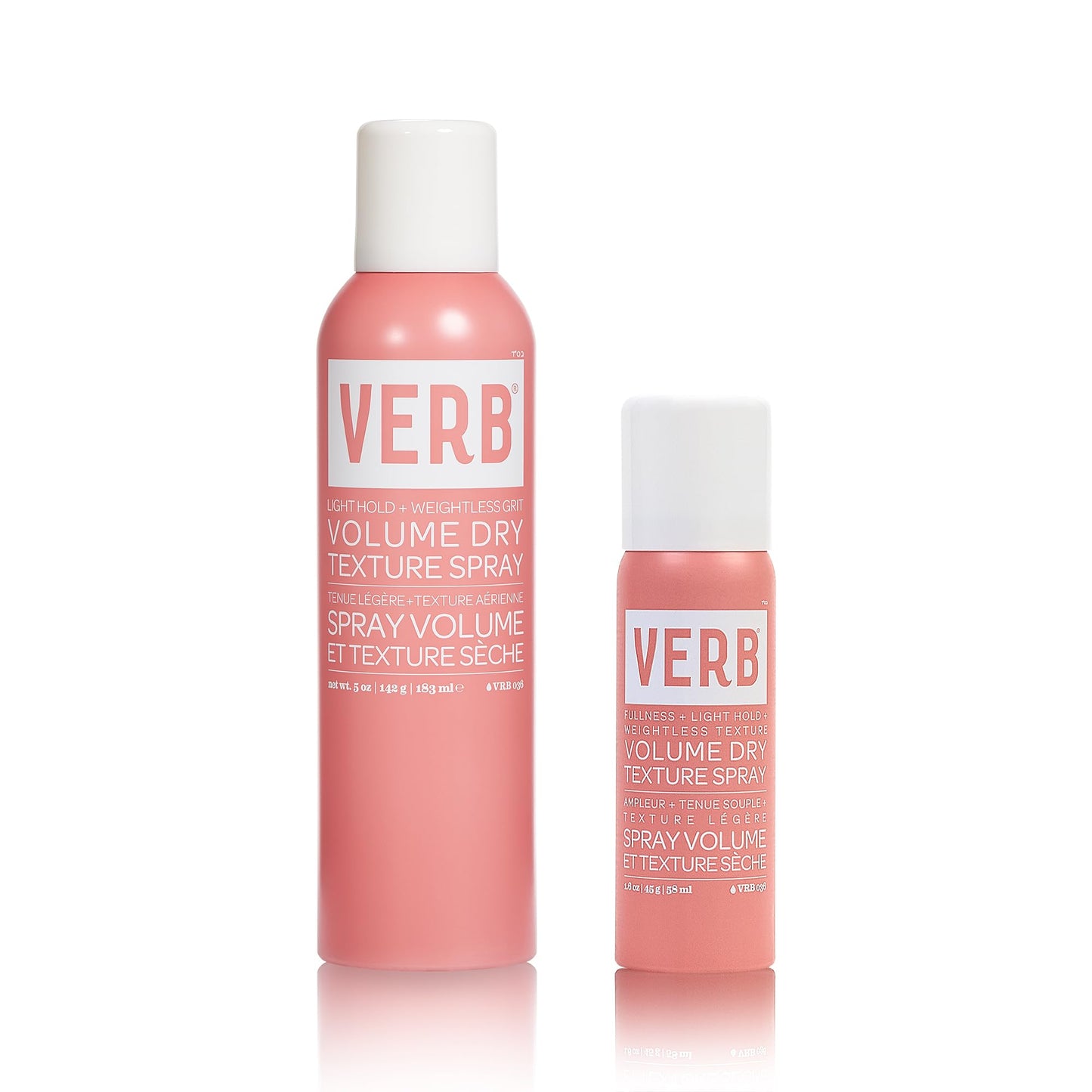 VERB Volume Dry Texture Spray, 5 oz + VERB Volume Dry Texture Spray, 1.6 fl oz Bundle