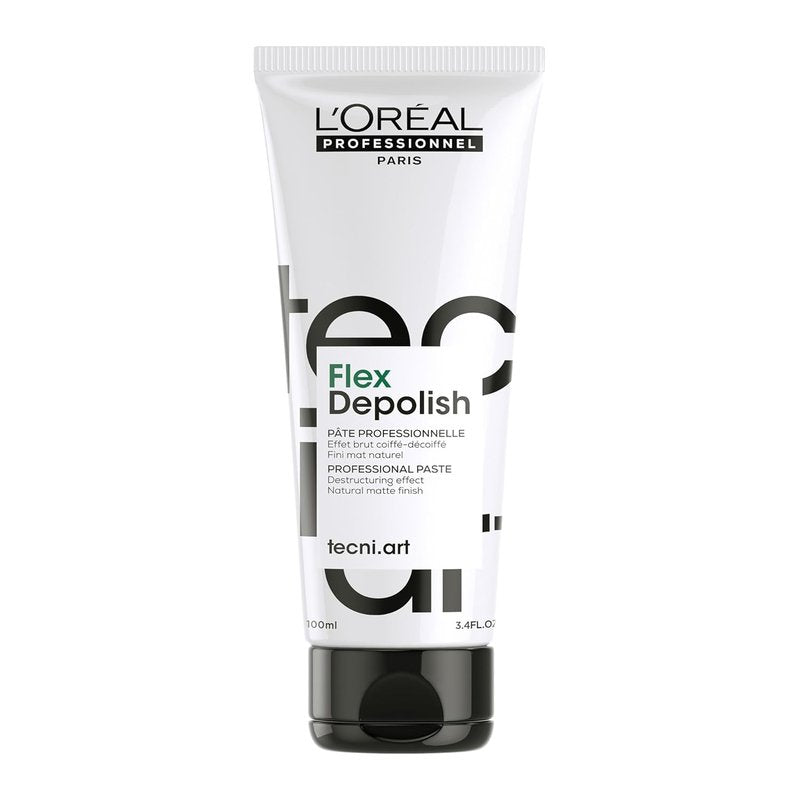 L'Oréal Professionnel Paris Tecni.Art Flex Depolish - Texturizing Paste for Natural Matte Finish | 3.4 Fl Oz