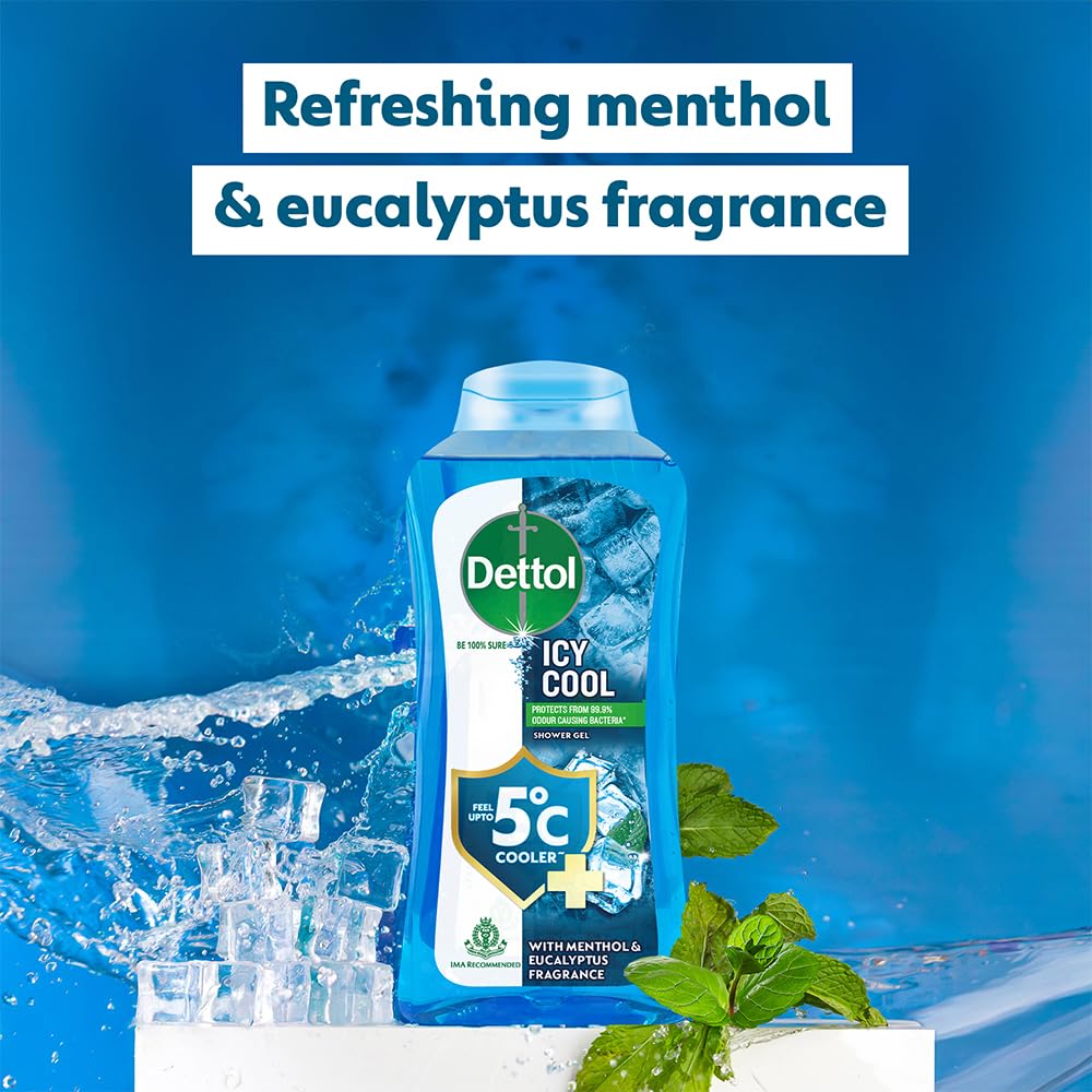 Dettol Body Wash and shower Gel, Cool - 250ml