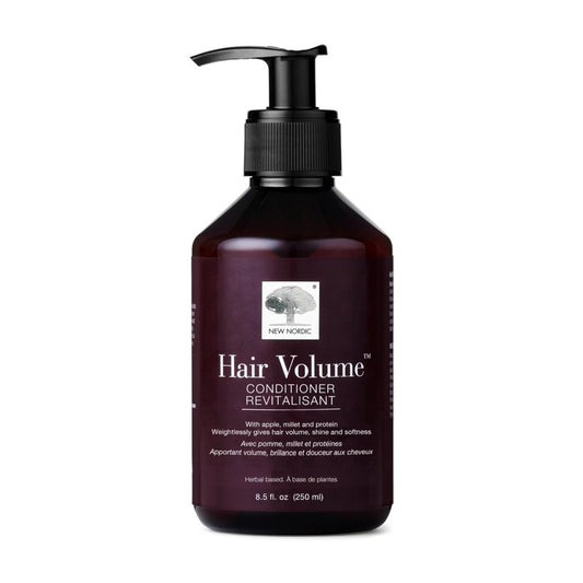 New Nordic Hair Volume Conditioner, Creamy Herbal Recipe to Weightlessly Hydrate, Volumize, Soften & Shine, Vegan, Clean Ingredients, 8.5 Fl Oz