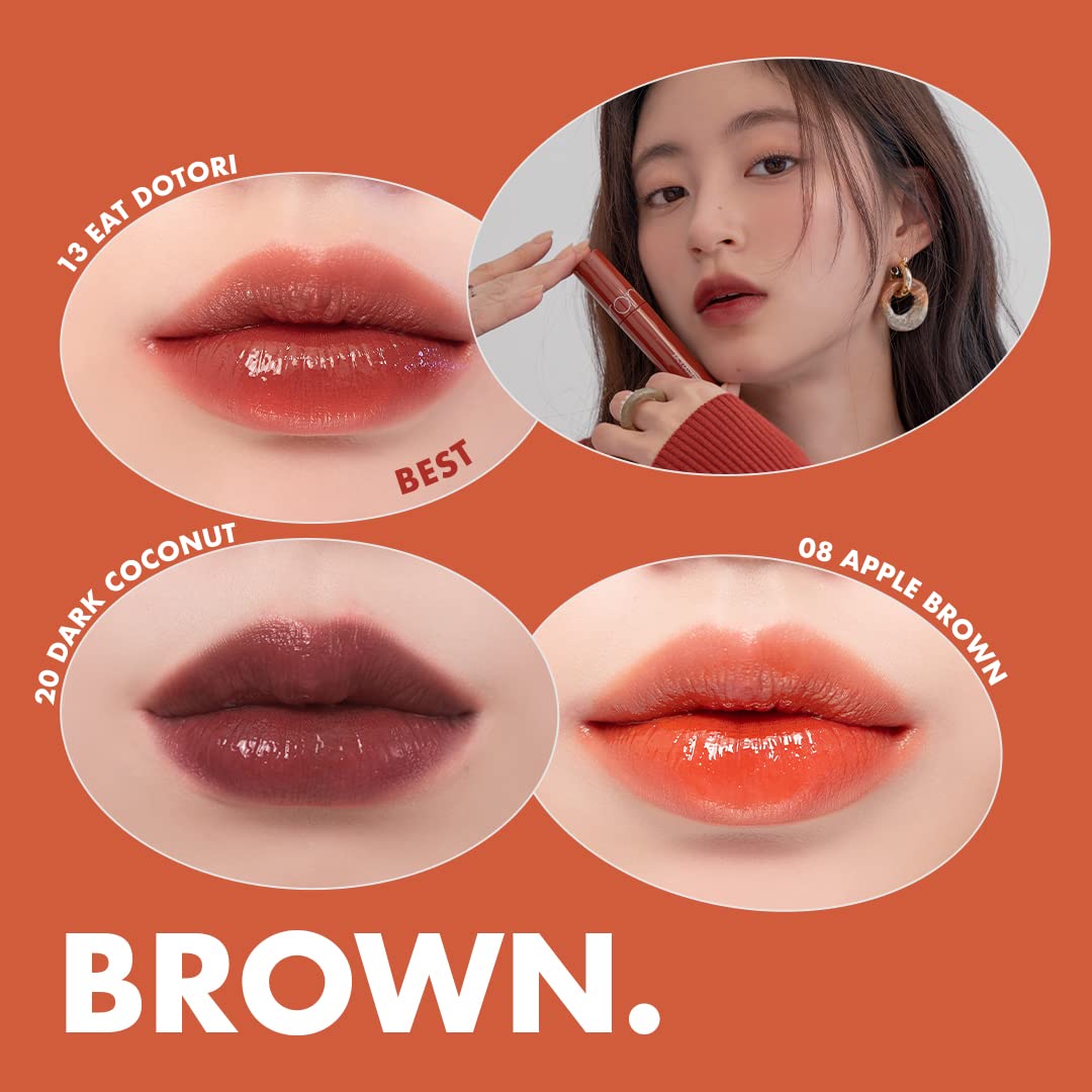 rom&nd Juicy Lasting Tint | Glossy Lip Tint | 12 Cherry Bomb | 0.19oz