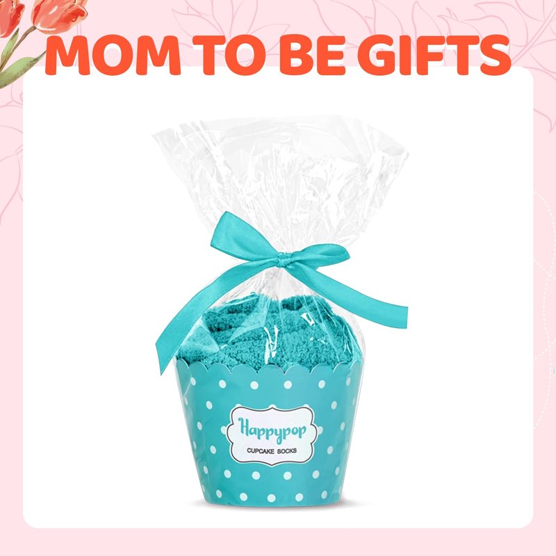 HAPPYPOP Mom to Be Gifts - Pregnancy Socks for Expecting Mothers on Valentine's and Mother's Day, Labor and Delivery Socks