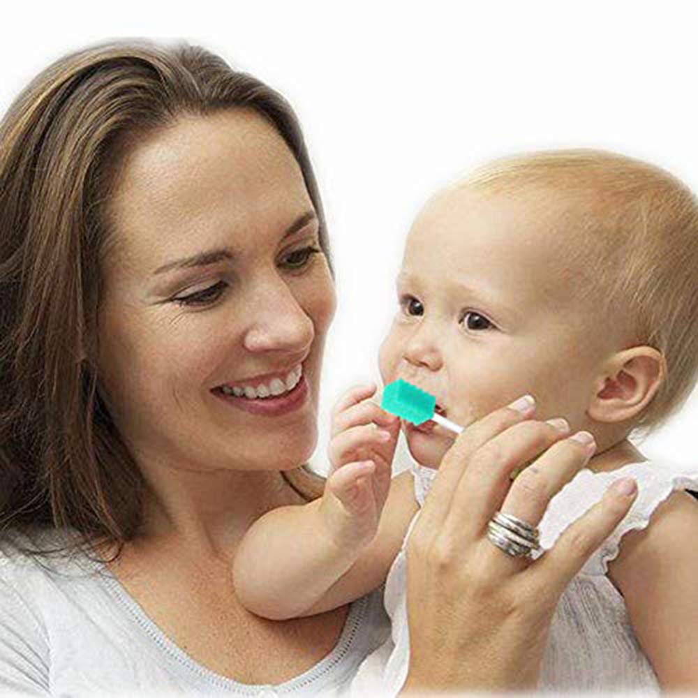 250 Pcs Disposable Oral Swabs,Sterile Dental Sponge for Mouth&Gum Cleaning