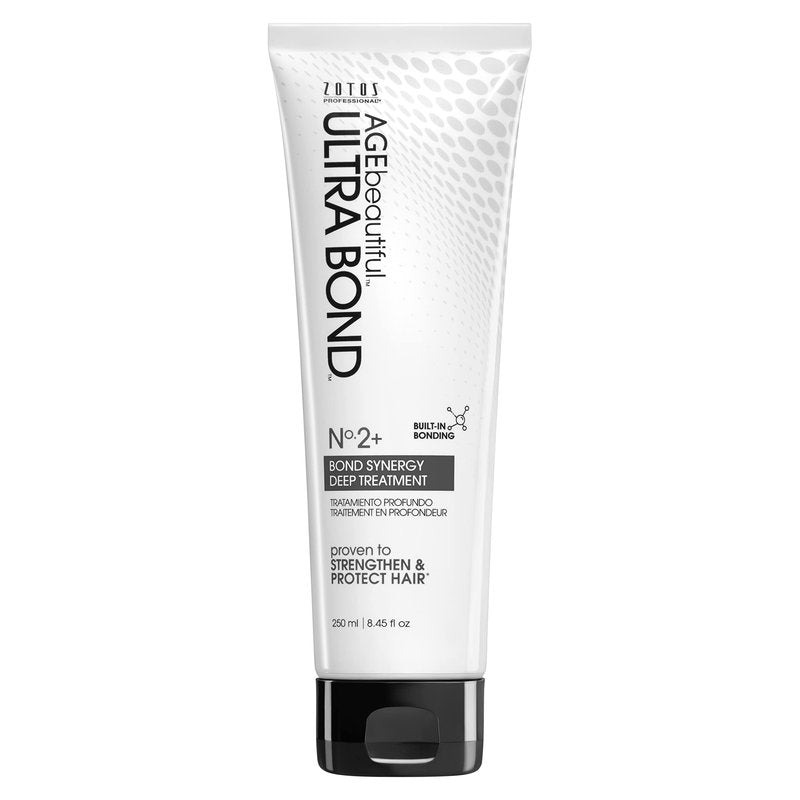 AGE beautiful Deep Treatment Synergy Repair with Ultra Bond Building, Strengthens, Protects & Nourishes Hair, Color-Safe, For Color-Treated Blondes, 8.45 Fl Oz