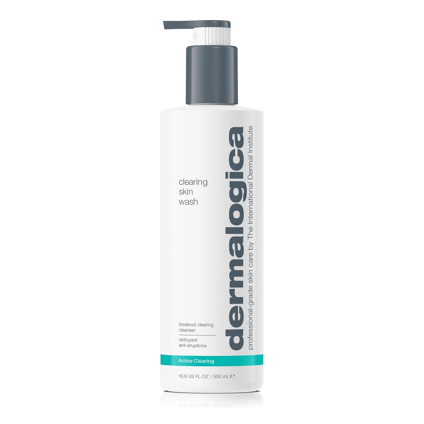 Dermalogica Clearing Skin Wash, Acne Face Wash with Salicylic Acid BHA and Tea Tree Oil - Foaming Cleanser for Oily, Combination, and Breakout-Prone Skin, 16.9 fl oz