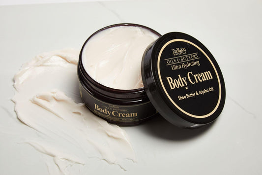 The Roots Naturelle Ultra Hydrating Body Cream with Shea Butter and Jojoba Oil, All Skin Types, 8 Ounce Cream
