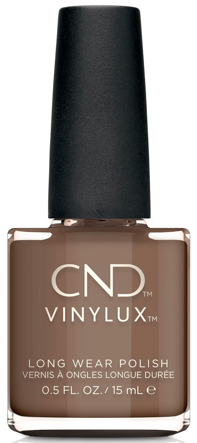 CND Vinylux Gray Nail Polish - Longwear Gel-Like Shine & Chip Resistant | 0.5 Fl Oz