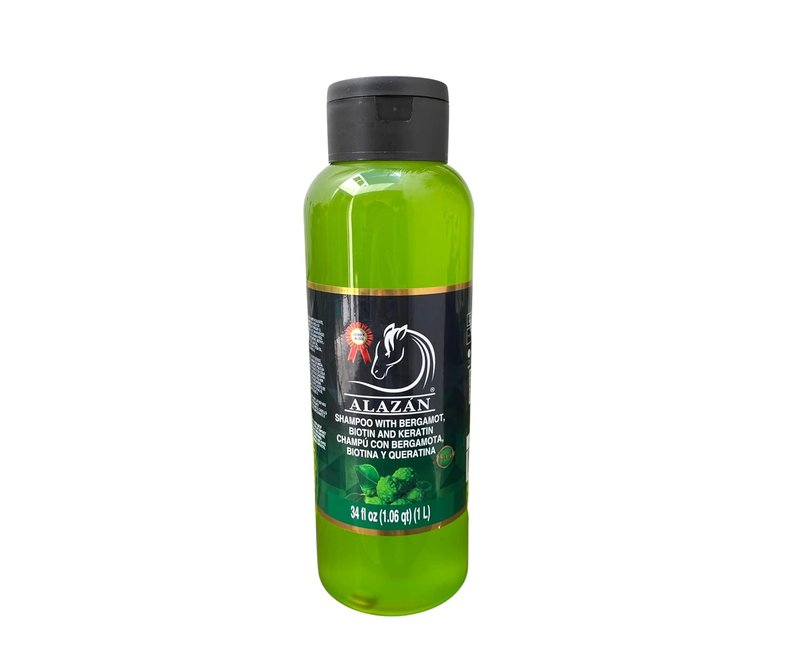 Alazán Horse Shampoo for Human Use - Bergamot, Biotin & Keratin Infused | Nourishing Hair Care