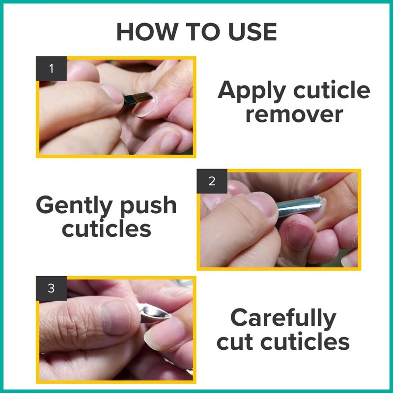 Pro Stainless Steel 8-Piece Manicure Kit - Precision Cuticle Nipper & Metal Pusher | Home & Salon Use