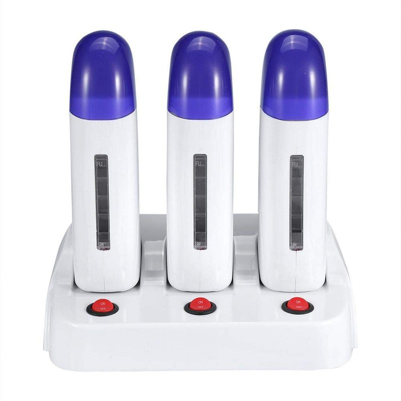 Wax Warmer for Hair Removal, Professional Abs Roll on Wax Heater Waxing Body Hair Removal Hot Wax Machine for Hand, Foot, Elbow, Arm, Leg, Armpit and Bikini Line Easily