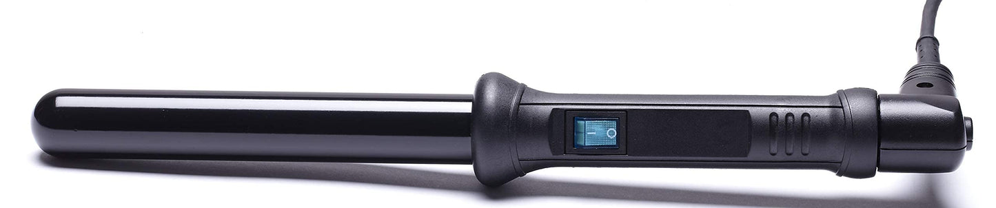 Kiss Products Red Tapered Curling Wand, 1"-1/2", 1.2 Pound