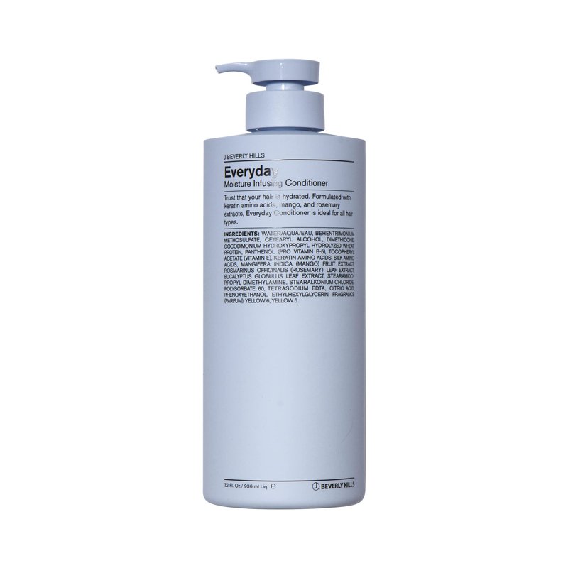J Beverly Hills Blue Everyday Moisturizing Conditioner with Keratin for Hydration, (32 Oz)
