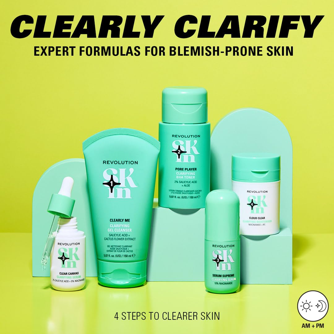 Clearly Me 2% Salicylic Acid Cleansing Gel - Hydrating Face Wash for Oily Skin | 11.69 fl oz