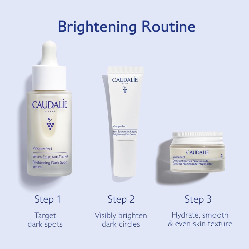 Caudalie Vinoperfect Skin Care Gift Set, Brightening Dark Spot Serum Full Size + 2 Free Travel Products ($120 Value)