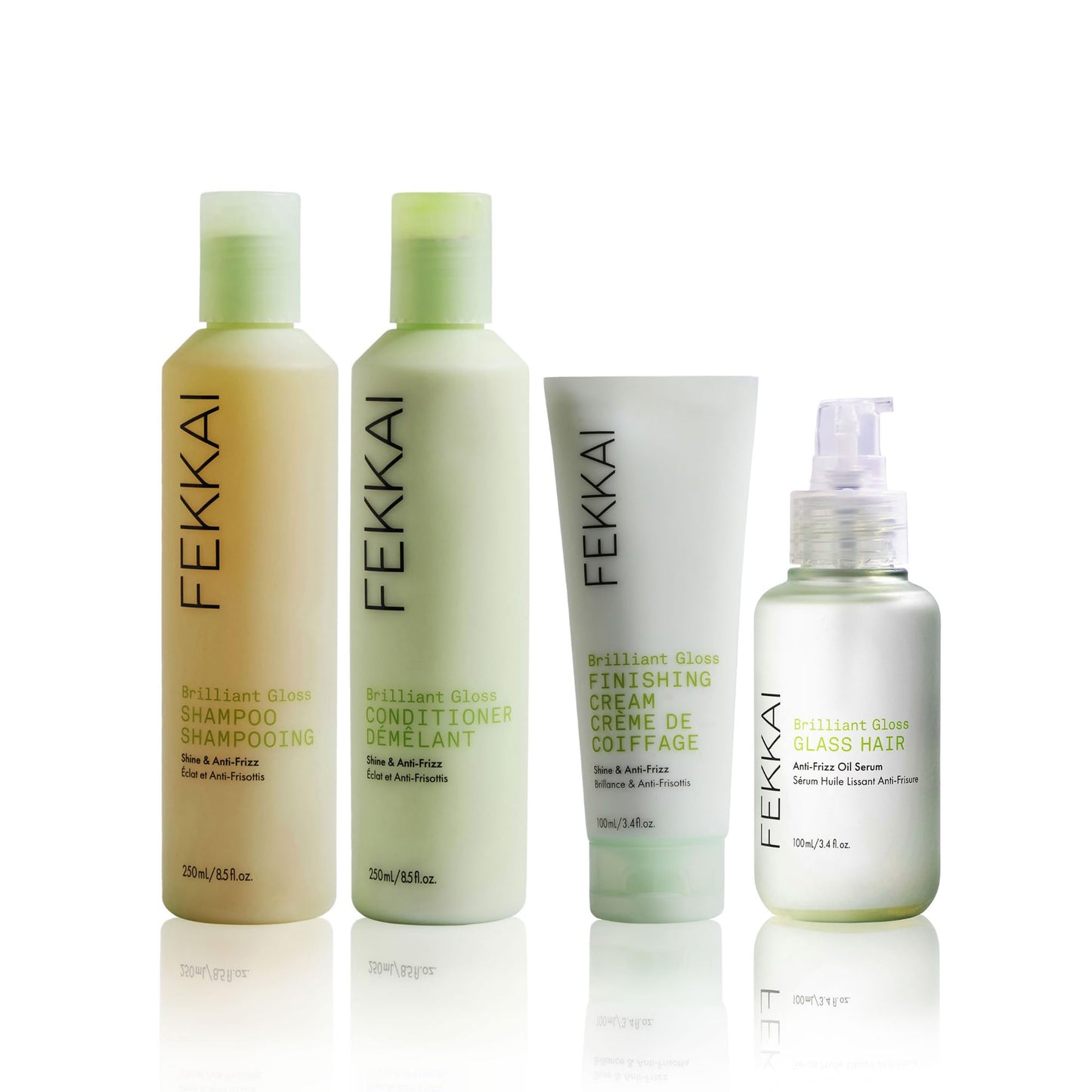 FEKKAI Brilliant Gloss Conditioner - 8.5 oz - Transforms Hair with 4X Shine - Free of Sulfates, Parabens, Phthalates - Vegan, Cruelty-Free