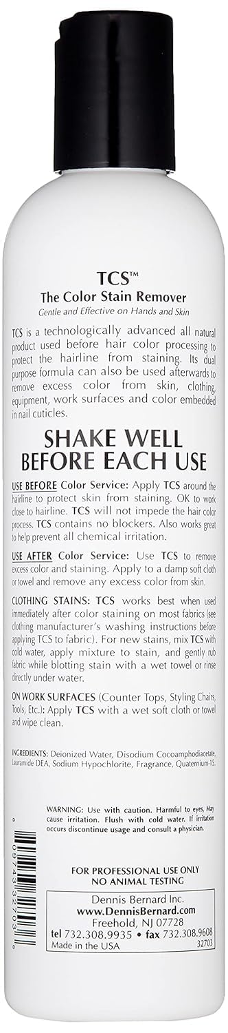 Color Stain Remover - Original PowerTools TCS 10 oz | Barrier for Hair Color Application | Pack of 3