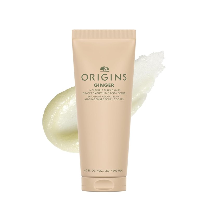 Origins Incredible Spreadable Ginger Body Scrub - Gently Exfoliates with Sugar & Ginger | 6.7 Fl Oz