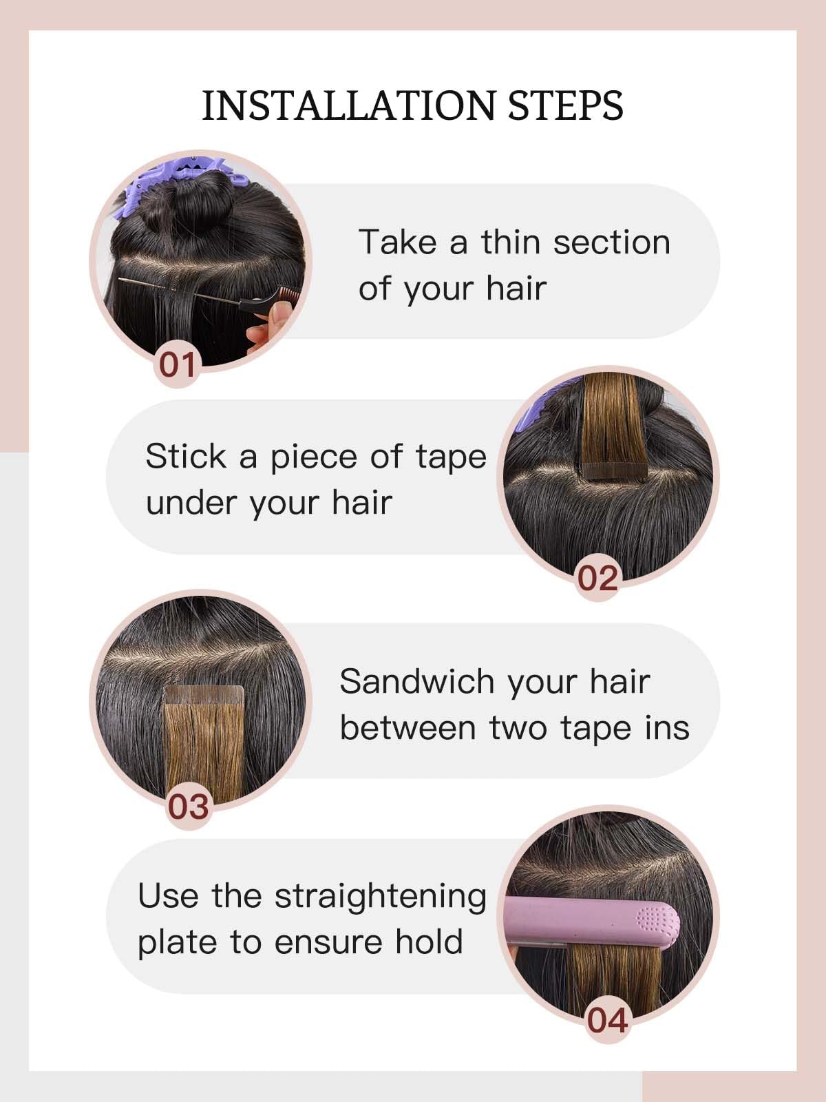 LOVELINE Tape in Hair Extensions Human Hair, Ash Blonde Highlighted Platinum Blonde, 16 Inch 20pcs 50g, Skin Weft Seamless Invisible, Soft and Thick Luxury Remy Human Hair Extensions