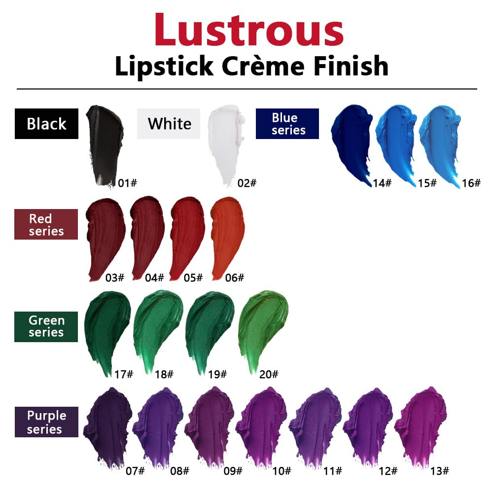 Blue Matte Cream Lipstick Set - 3 Pcs Twist-Up Hydrating Lip Color | Long-Lasting Velvet Finish for Everyday & Parties