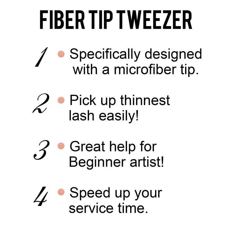 Fiber Tip Lash Tweezers For Eyelash Extension 4 Pcs Tweezers Professional Artist Tech Work Kit Tools,Best Volume Eyelash Lashes Extensions Precision Volume Boot 90 45 Degree(Titanium black)