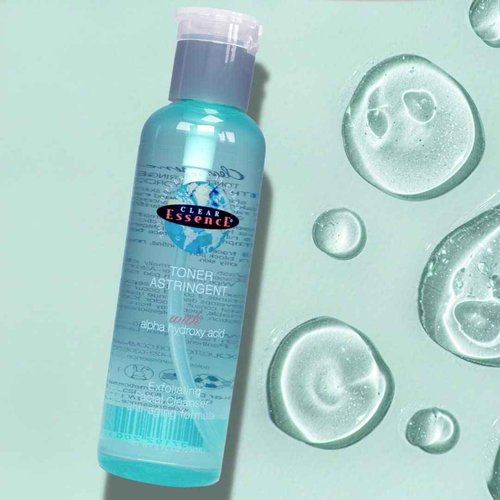 Clear Essence Anti Aging Toner Astringent with Alpha Hydroxy Acid, 8oz, Exfoliating Face Toner for Oily Skin, Acne Prone Skin, Pore Refining & Clarifying Toner for Women & Men, Hydrating Skin Care