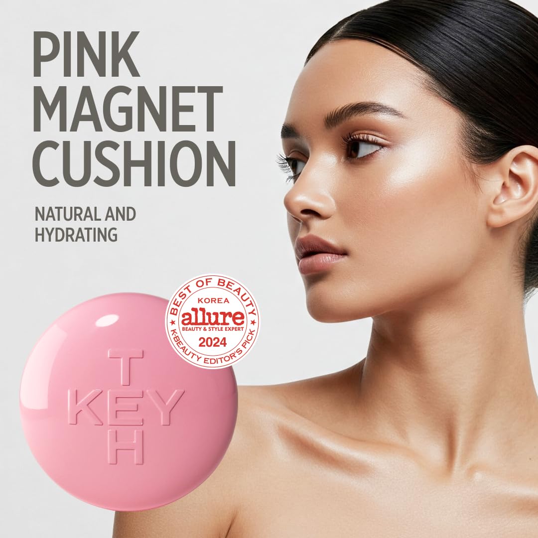 Pink Magnet Cushion #03 - Pure Beige | Magnetic Adherence, Dewy Radiance, 77% Moisture Essence (15g)