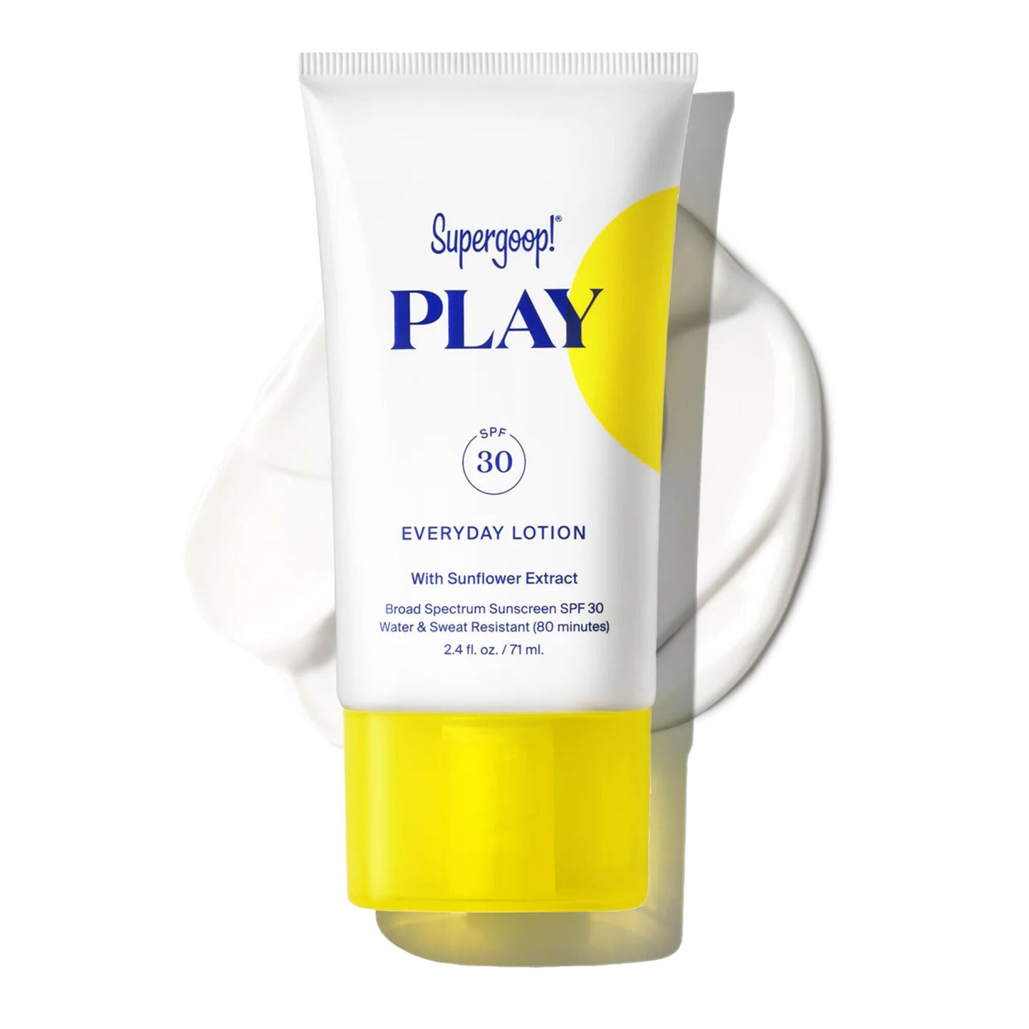 Supergoop! PLAY Everyday SPF 30 Lotion, 2.4 oz - Broad Spectrum Sunscreen - Water & Sweat Resistant Body & Face Sunscreen - Great for Active Days
