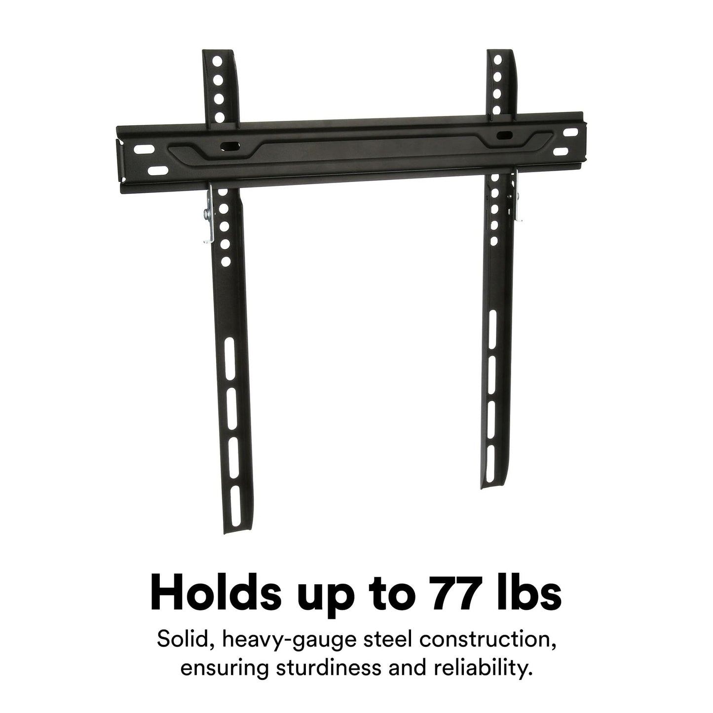 DuraPro Universal Low-Profile TV Wall Mount for 19"–60" Flat & Curved TVs – Easy Install, VESA Compatible, Bonus 6ft HDMI Cable