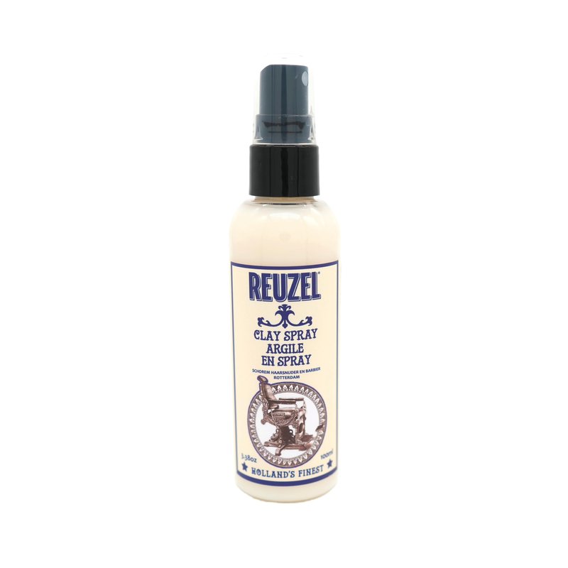 REUZEL Clay Spray, Light Hold, Adds Volume and Texture, Controls Frizz, Matte Finish, Vegan Formula, Fragrance Free, For All Hair Types, 12 oz
