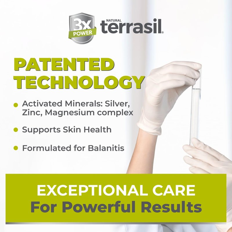 terrasil Balanitis Relief + Calendula Soap 2-Product Kit - Balanitis Treatment for Men, Natural Foreskin Ointment for Itch, Irritation & Redness Symptoms. Dermatologist Tested (.5oz Tube + Soap Bar)