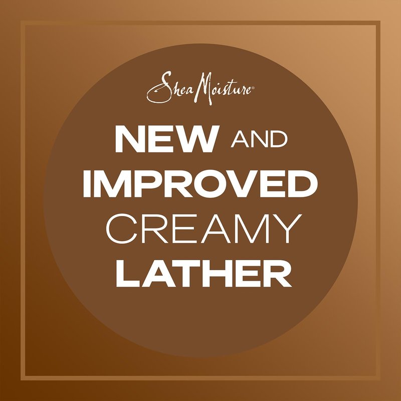 SheaMoisture Deep Moisturizing Shampoo & Conditioner Set - Raw Shea Butter, Sea Kelp & Argan Oil | 13 Oz Each