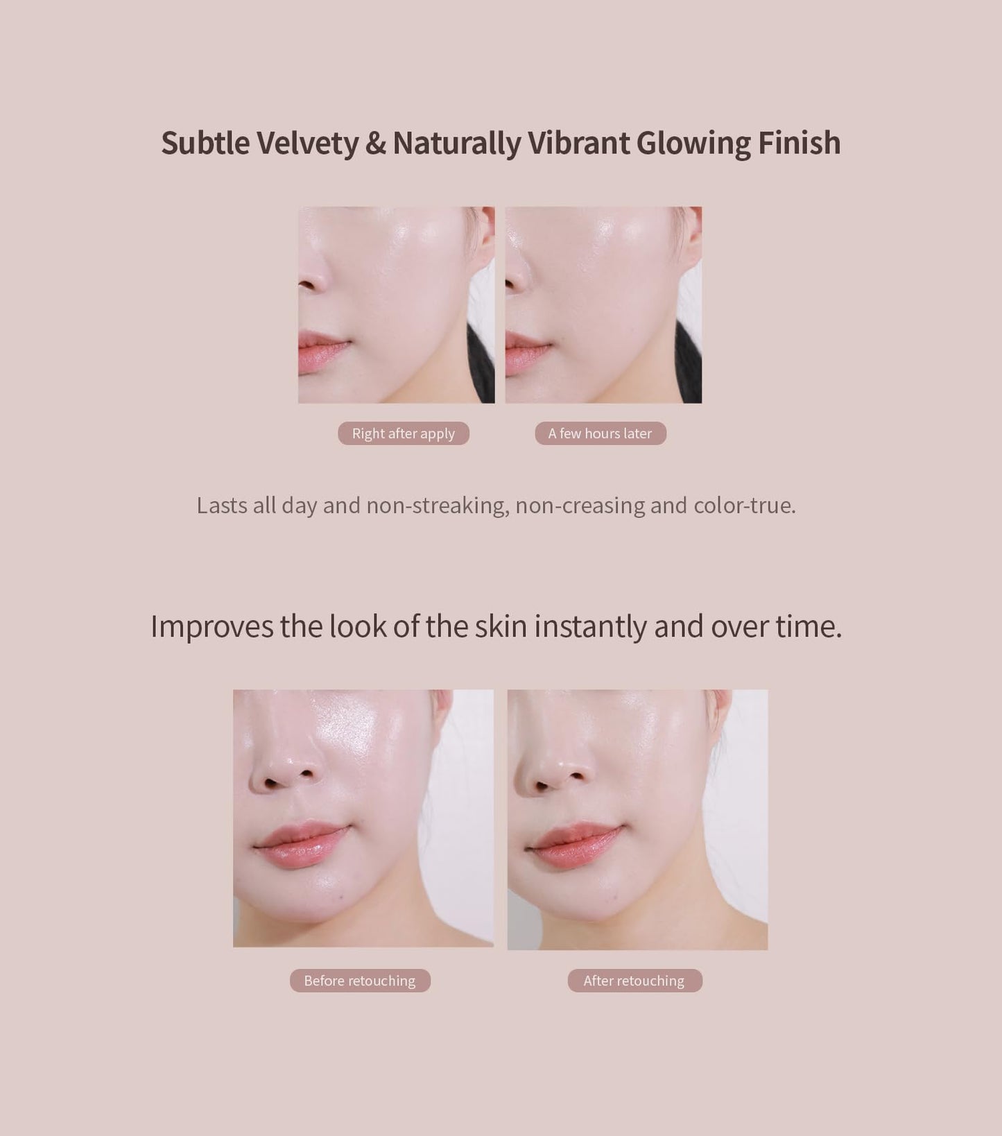 Heart Percent Dote on Mood Layer Cushion SPF 50+/PA+++ with Refill, Satin Glow Silky Flawless Finish Full Coverage Advanced Skincare Foundation (#23N)