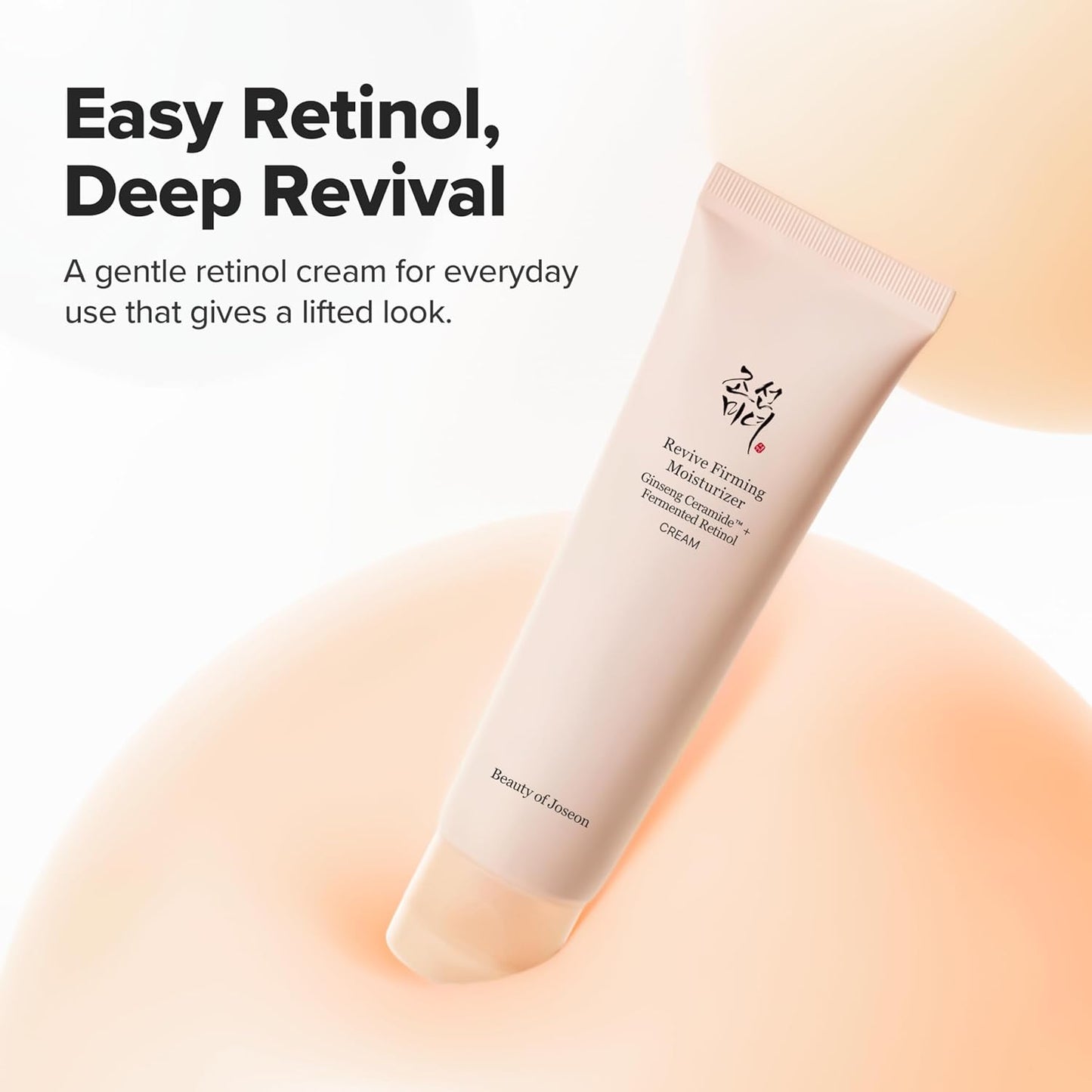 Revive Firming Moisturizer - Ginseng Ceramide & Fermented Retinol for Dry Skin | 60ml (2.02 fl. oz)