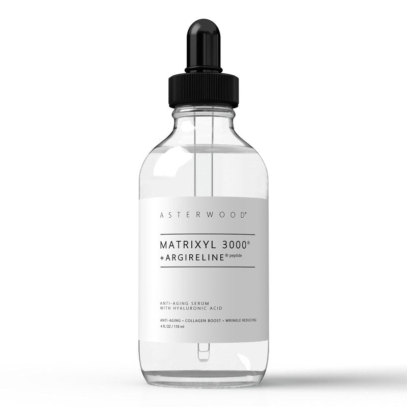 Asterwood Matrixyl 3000 Serum | Anti-Aging Hyaluronic Acid Formula - 4 Fl Oz, Fragrance-Free