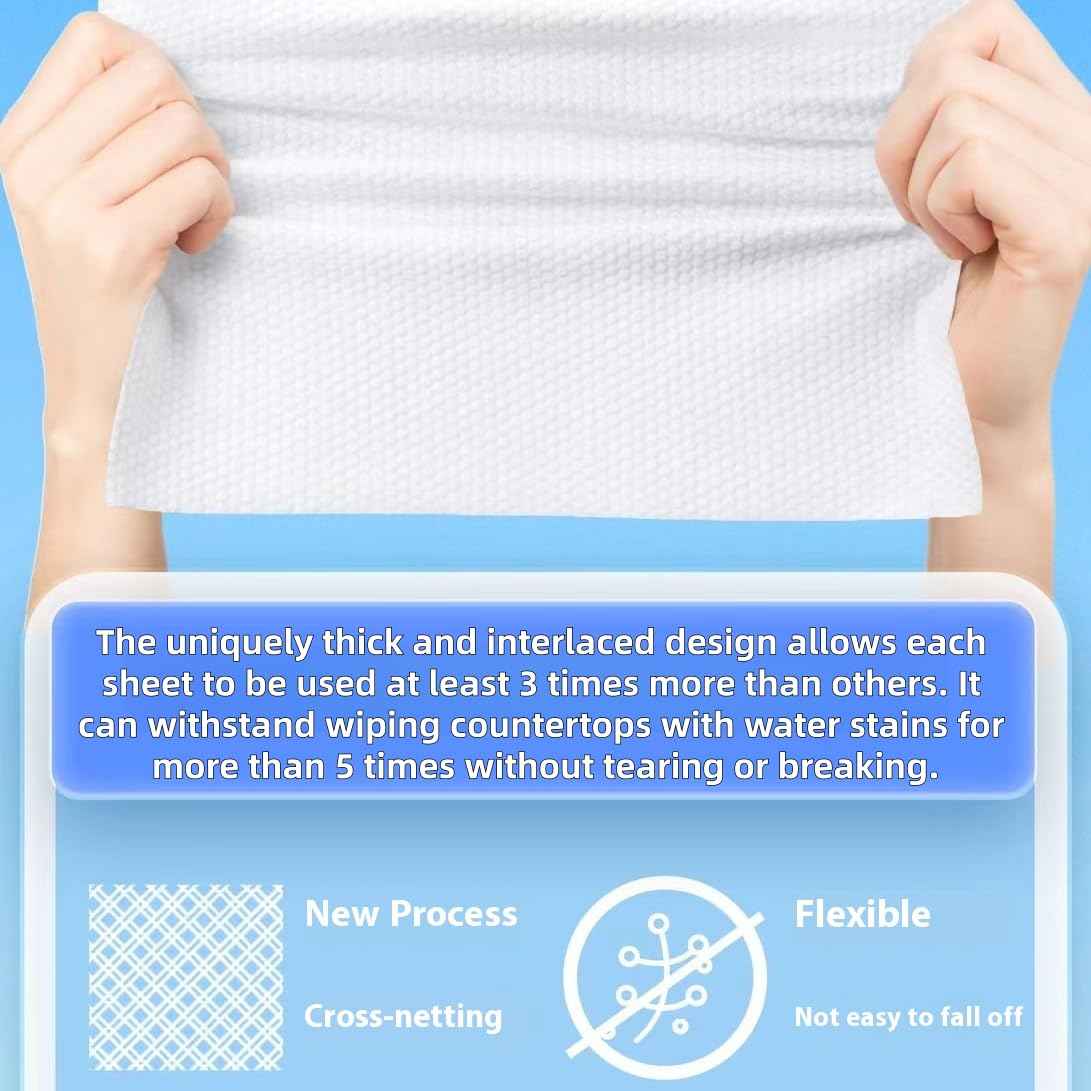 Face towels roll。Hanging face towel disposable，Disposable face towels, MIXUISEE cotton face cloths，super thick 150% face wipes, Suitable for makeup removal and cleansing (Thickened 140 PCS)