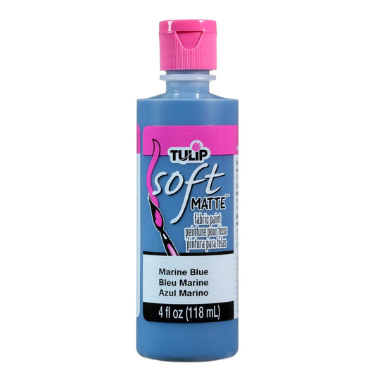 Tulip 26537 Soft Fabric Paint 4oz Matte Marine Blue