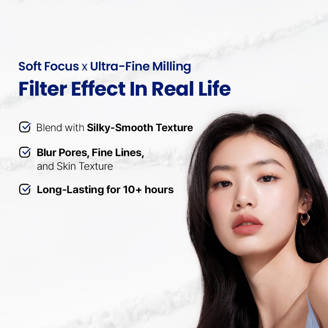 Azulene Face Cover Fixing Powder - Talc-Free Blurring Setting Powder for Oily Sensitive Skin | Mini Size 3g/0.10oz