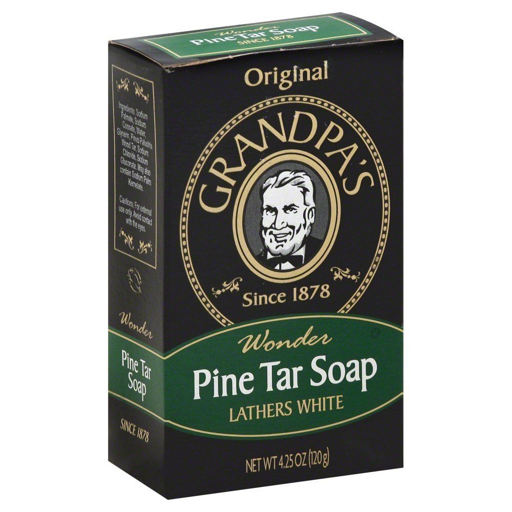 Pine Tar Soap - Natural Skin Care Bar | 4.25 oz | Pack of 6