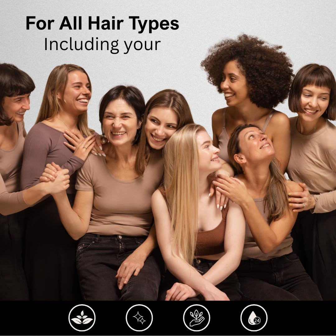 CinNoir Total Care 9.0 Leave-In Conditioner Spray, 2 Layer Conditioner, Frizz Control and Detangler, Silicone Free, Conditioner for Dry Damaged Hair, Women & Men, Hair Conditioner for All Hair Types