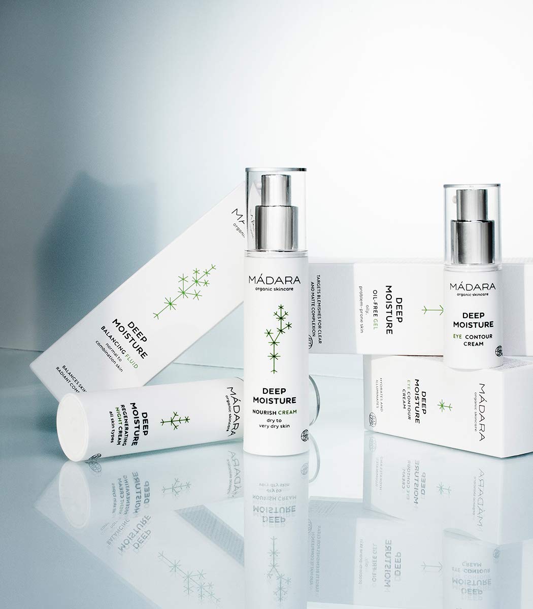 MÁDARA Deep Moisture Fluid 50 ml - Lightweight Face Moisturizer
