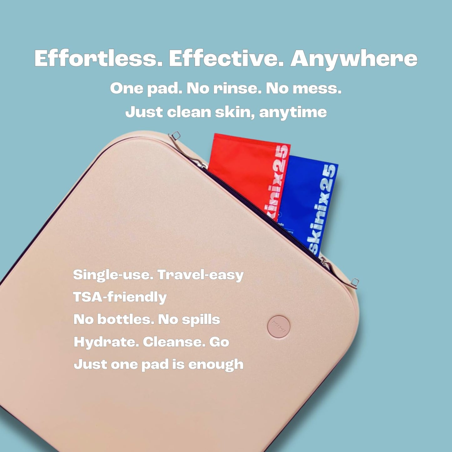 Hydracalm & Aquafresh Facial Cleansing Pads – 20 Individually Wrapped Cotton Wipes | On-the-Go Face Wipes for Travel, Gym & Daily Skincare | Hydrating + Oil-Control Cleansing Pads for All Skin Types