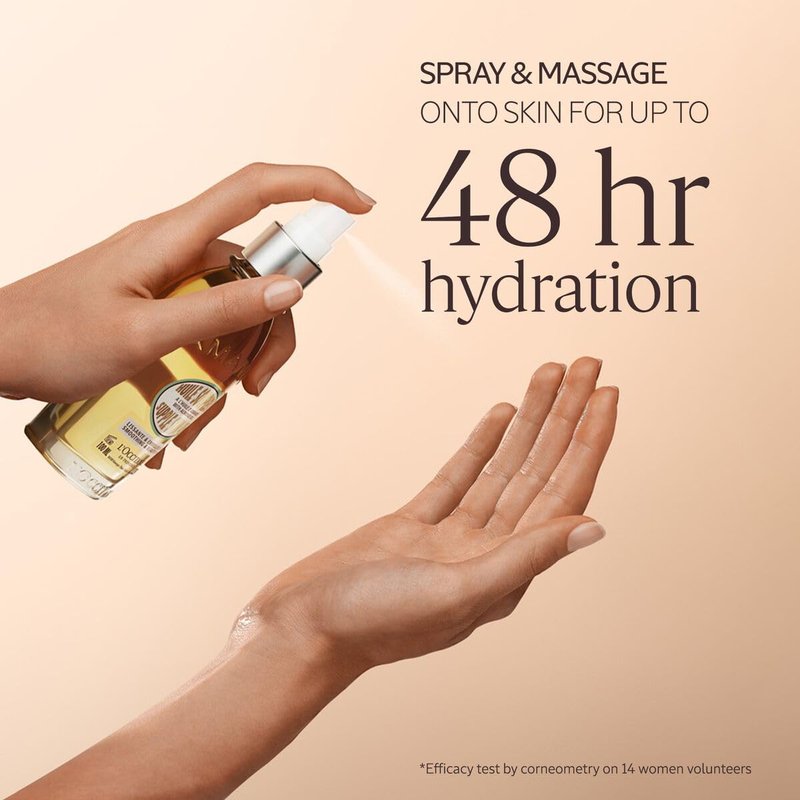 L'OCCITANE Almond Body Oil - Nourishing Moisturizer for Soft, Hydrated Skin | Lightweight & Fast-Absorbing Formula