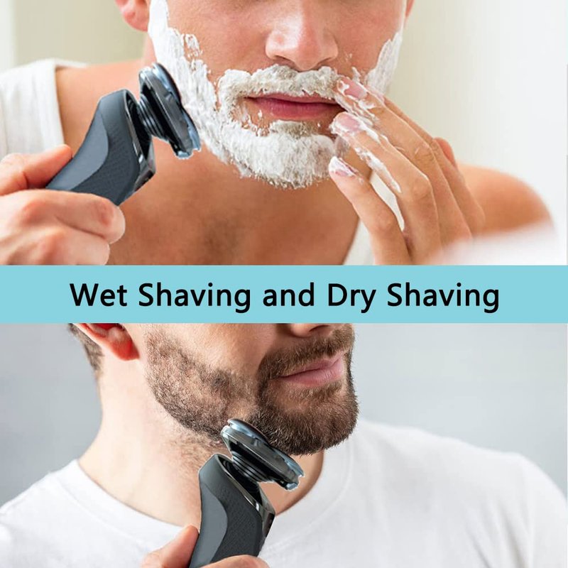 Gleway SH50/52 Replacement Heads Compatible with Philips Series 5000 Electric Shavers, Complete Head Compatible with Norelco Razor Series S5000 All Models Series 5000 S5252 S5270 S5271 More
