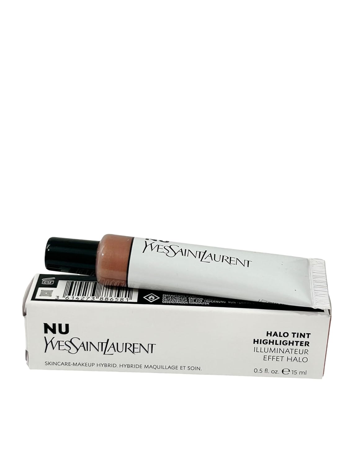 Yves Saint Laurent NU Gold Halo Tint Highlighter - Illuminate Skin | 0.5 Fl. Oz (15 ml)
