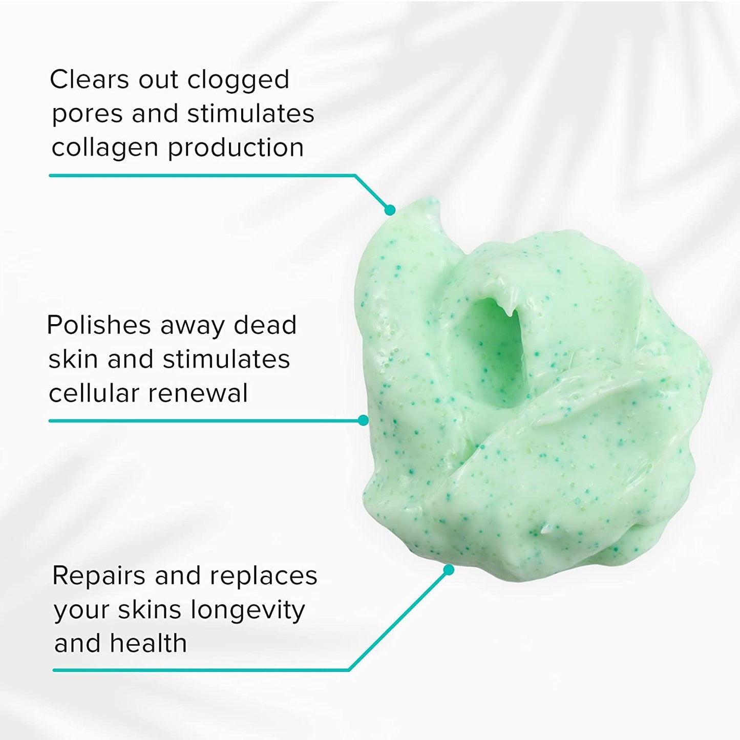 ClarityRx Get Clean Gentle Exfoliating Face Wash with Crushed Bamboo,1.7 Fl Oz, Natural, Plant-Based Face Scrub with Soothing Calendula & Cucumber, No Parabens & Sulfates, All Skin Types