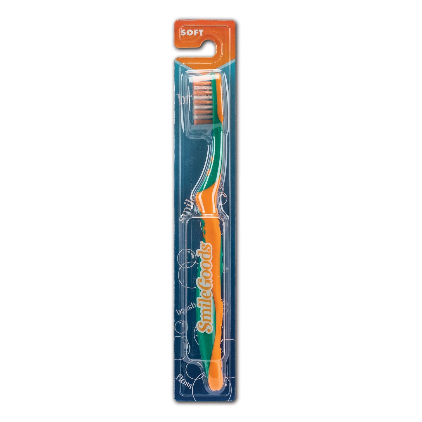 SmileGoods Y332 Youth Toothbrush, 33 Tuft, Soft Bristle, Individually Packaged Toothbrushes, Assorted Colors, Bulk Pack of 72