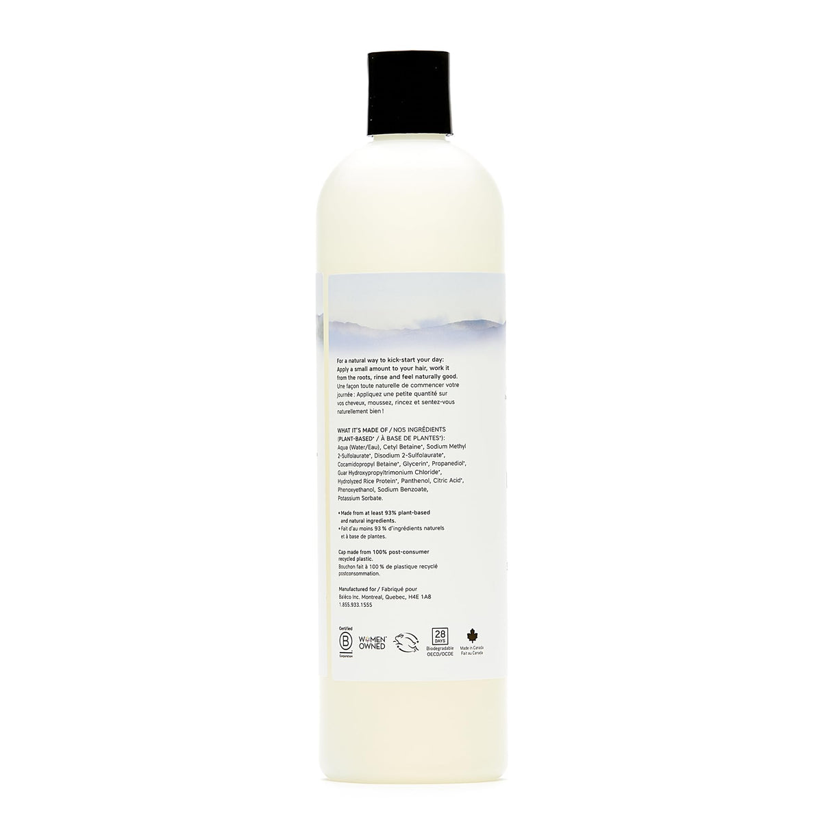 The Unscented Company Daily Shampoo, For Fine to Wavy Hair Types, Fragrance Free, 16.9 fl oz (500 ml)