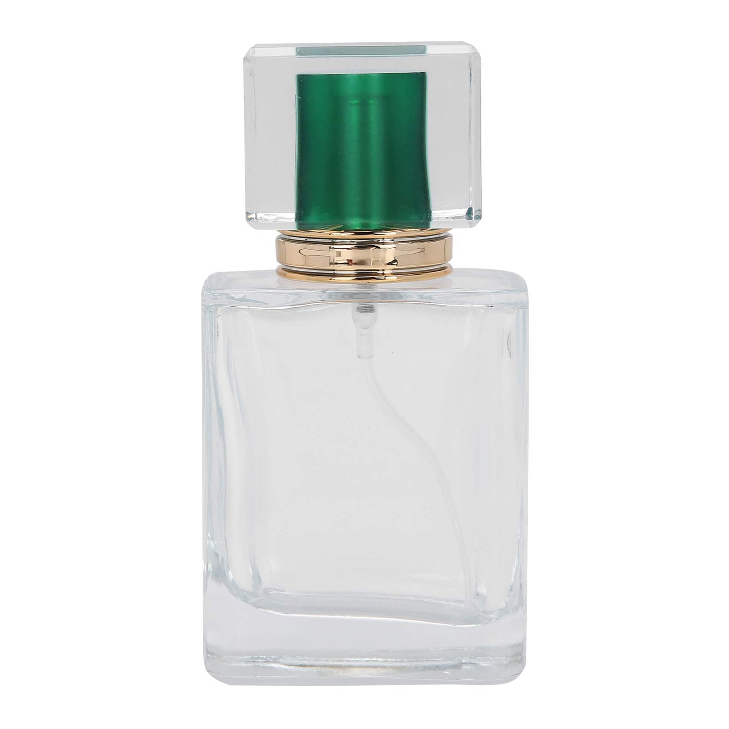 Yosoo 6Pcs 50ml Refillable Glass Perfume Bottles with Spray Atomizers for Aromatherapy Skincare - Multi-Color