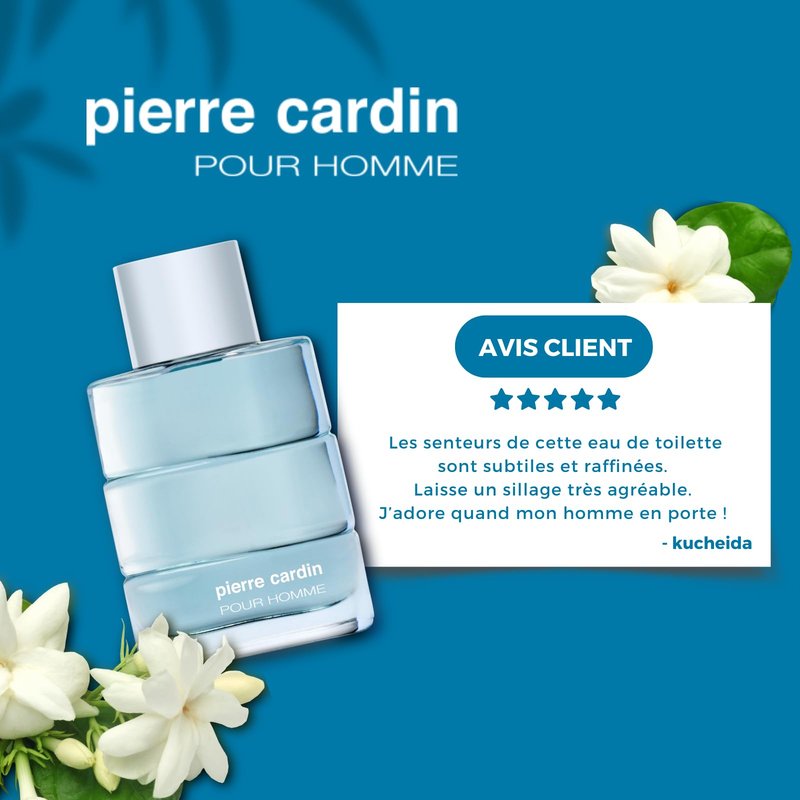 Pierre Cardin Eau de Toilette pour Homme, Woody Aromatic, 1.7 Oz